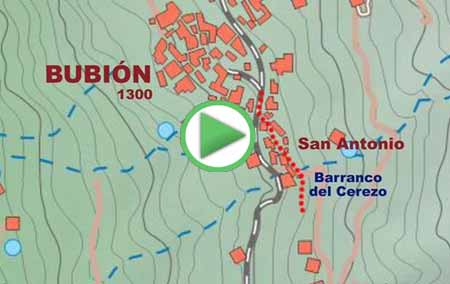 Animación de la ruta de senderismo por el GR7 entre Bubión y Pitres