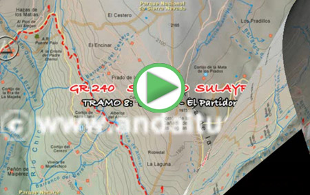 Mapas Cartograficos, Georeferenciados o para GPS del Gran Recorrido GR-240, Sendero Sulyar