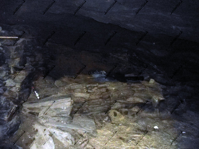 Interior del Refugio de Cueva Secreta